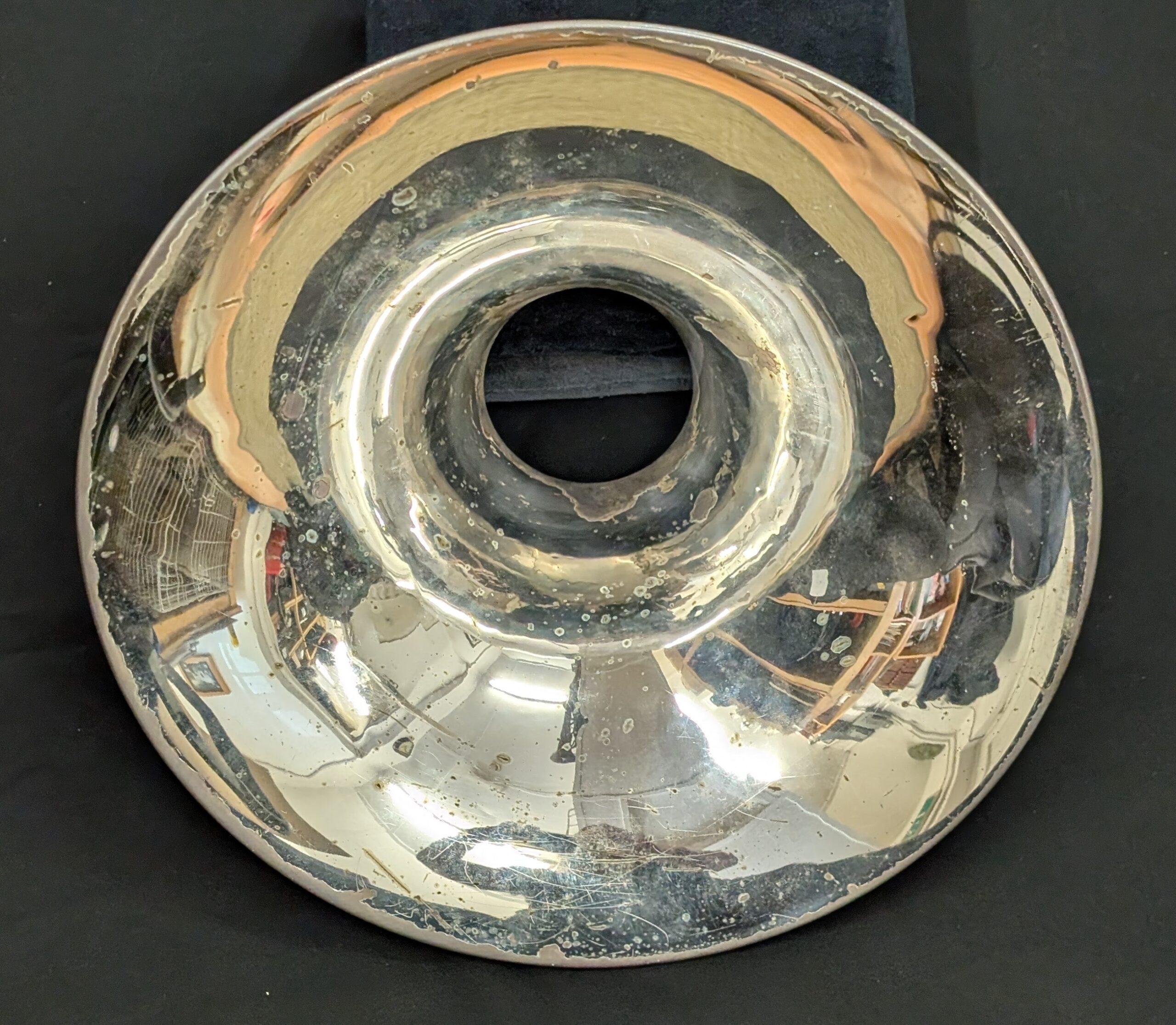 Schmid Sterling silver, hand hammered, garland lacquered flare - Image 2